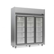 Refrigerador Vertical Auto Serviço, 4 Níveis de Prateleiras, GELOPAR, GEAS-3P